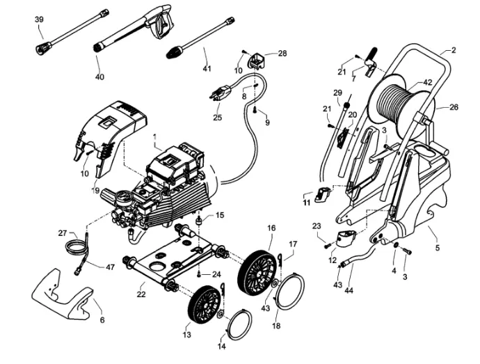 K499TST 2000 PSI 1.9 GPM - Electric Pressure Washer | Kranzle